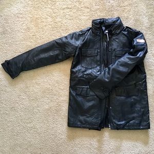 Women’s Nikita Faux Leather parka w/ packable hood